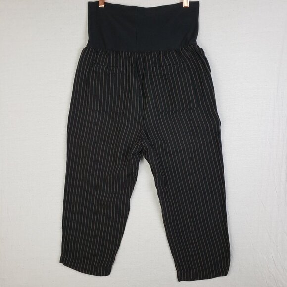 Anthropologie Hei Hei Drop Crotch Harem Pants Linen Blend Foldover Waist size S - Picture 4 of 8